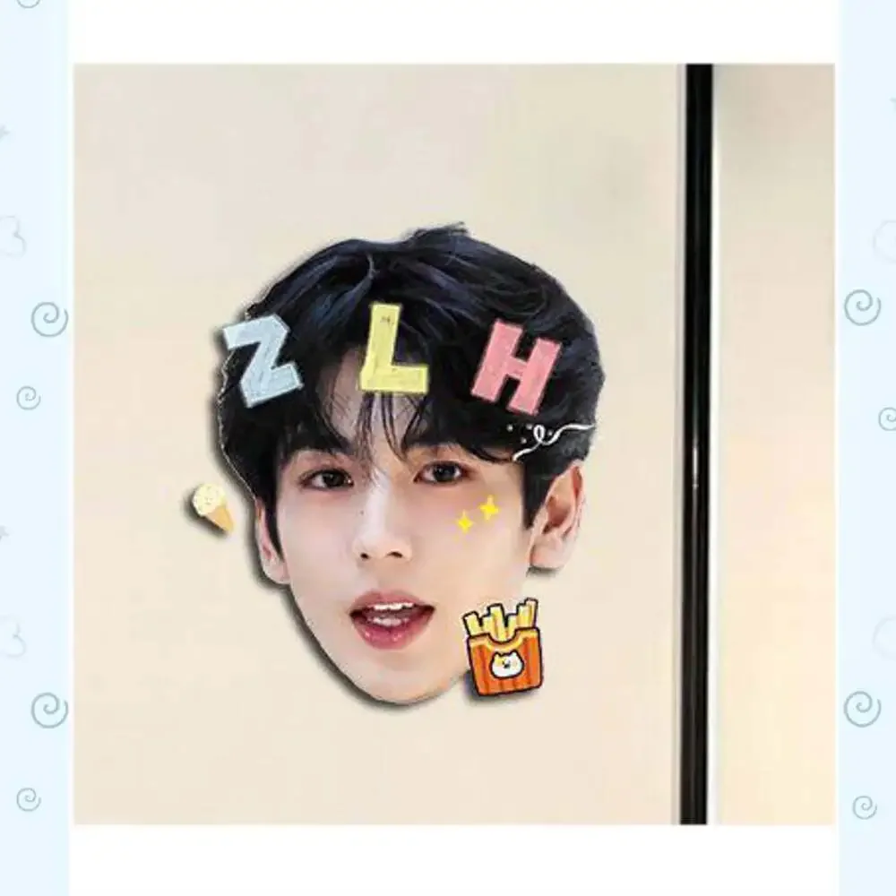 free US fast shipping Zhang Linghe Funny Face Fridge Magnets,5 Style Home Decor